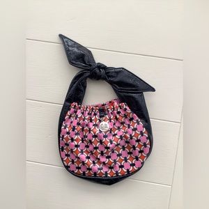 Vintage Vera Bradley Girls Small Handbag FRILL Faux Patent Leather Purse NEW